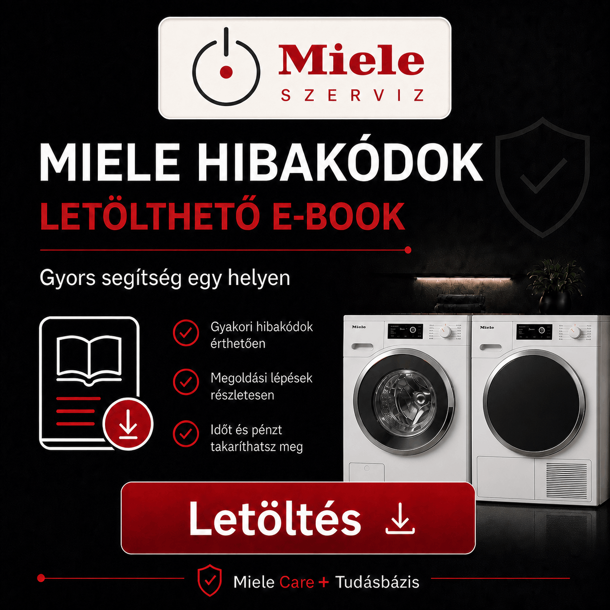 Miele hibakódok letölthető e-book